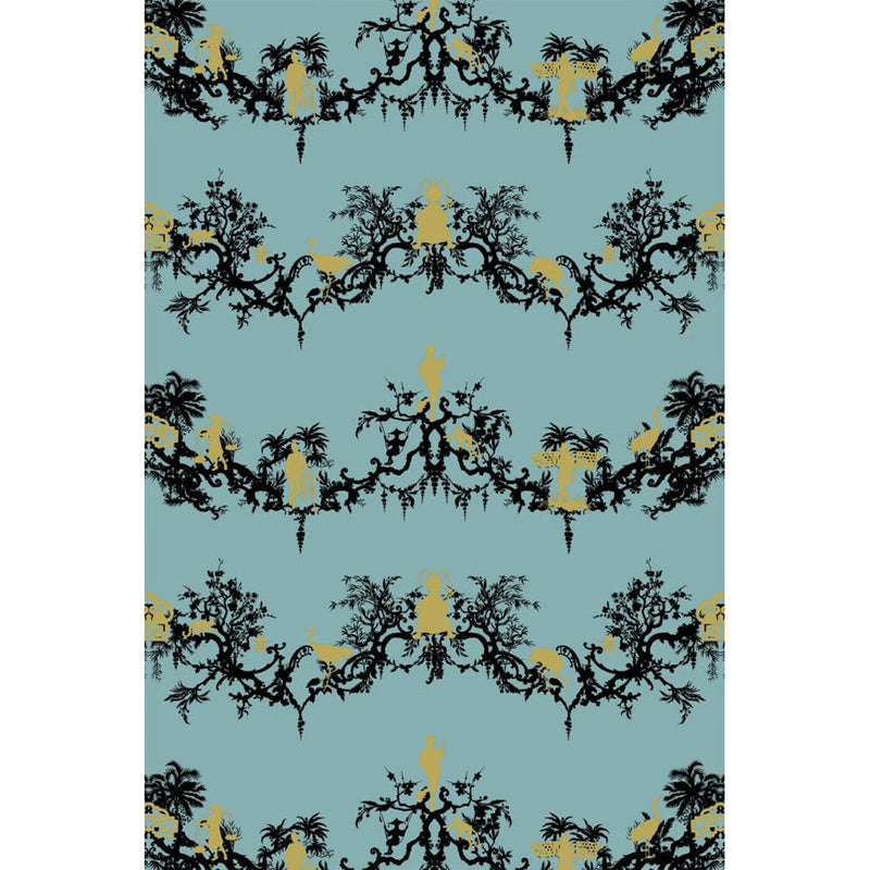 Shuiping De Pillement Velvet Fabric Wallpaper by Timorous Beasties-2