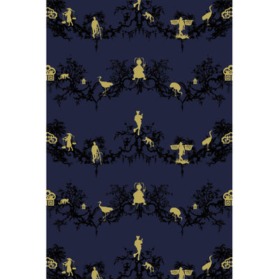 Shuiping De Pillement Velvet Fabric Wallpaper by Timorous Beasties-3