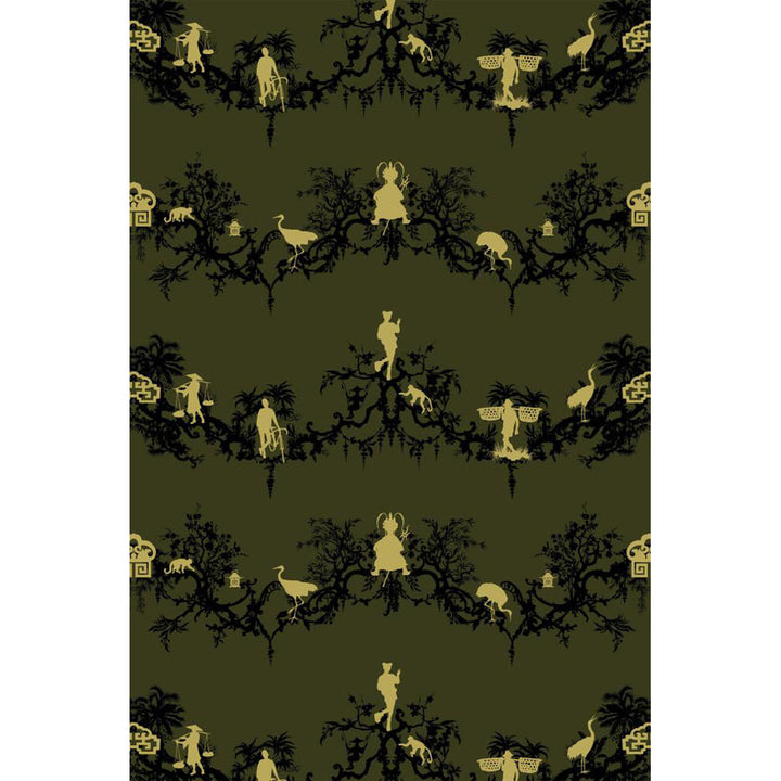 Shuiping De Pillement Velvet Fabric Wallpaper by Timorous Beasties