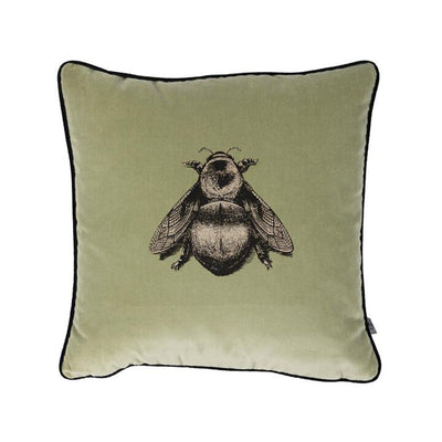 Small Napoleon Bee Velvet Cushion by Timorous Beasties