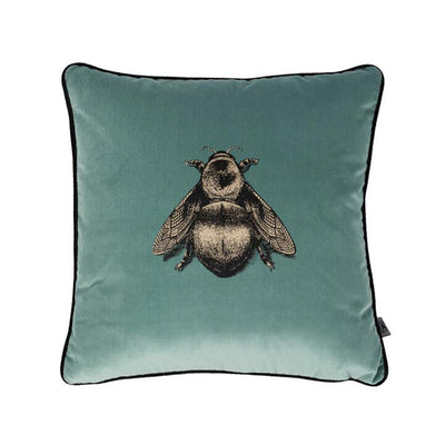 Small Napoleon Bee Velvet Cushion by Timorous Beasties