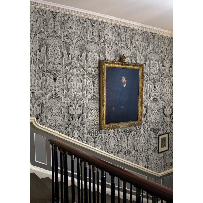 Snakeskin Damask Superwide Wallpaper Panel by Timorous Beasties-3