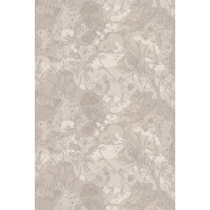 Spikey Ginger Camo Faux Suede Wallpaper by Timorous Beasties