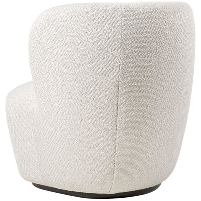 Stay Lounge Chair Fully Upholstered, Small, Returning Swivel by Gubi