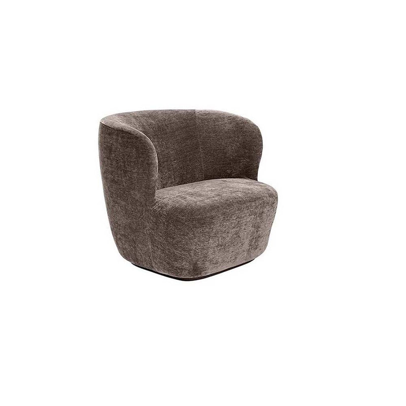 Stay Lounge Chair - Fully Upholstered, Large, Black base by Gubi