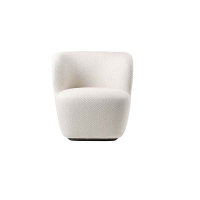 Stay Lounge Chair Fully Upholstered, Small, Returning Swivel by Gubi-1