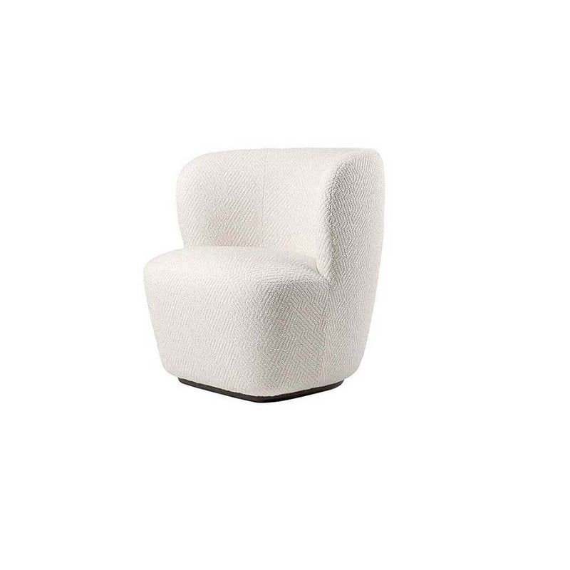 Stay Lounge Chair Fully Upholstered, Small, Returning Swivel by Gubi