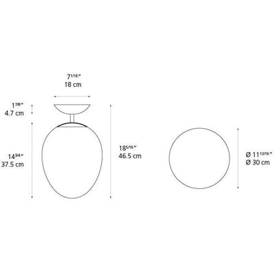 Stellar Nebula 30 Ceil LED 20W 30K 90CRI Dim 2-Wire/0-10V Unv by Artemide 1