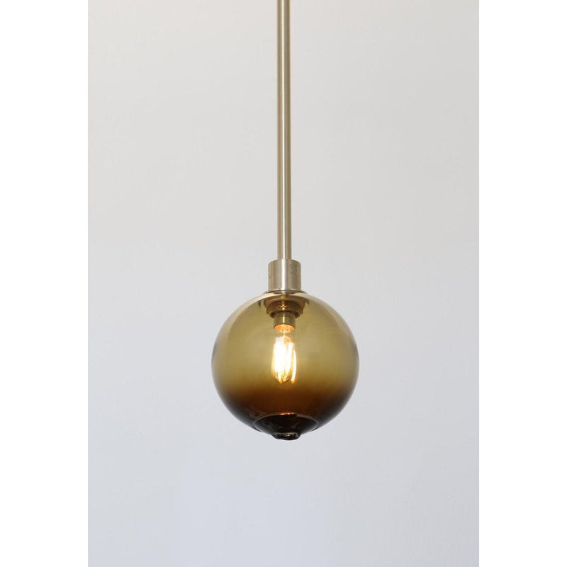 Stem 1x ellipsoid glass 6" Pendant by SkLO 1