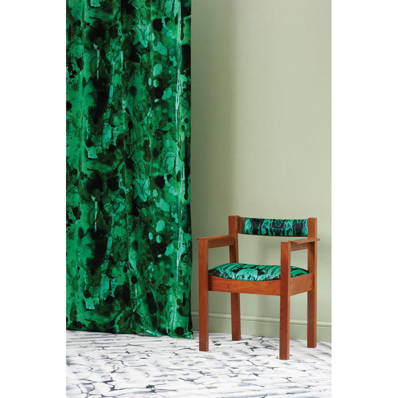 Storm Blotch Velvet Fabric Wallpaper by Timorous Beasties-12