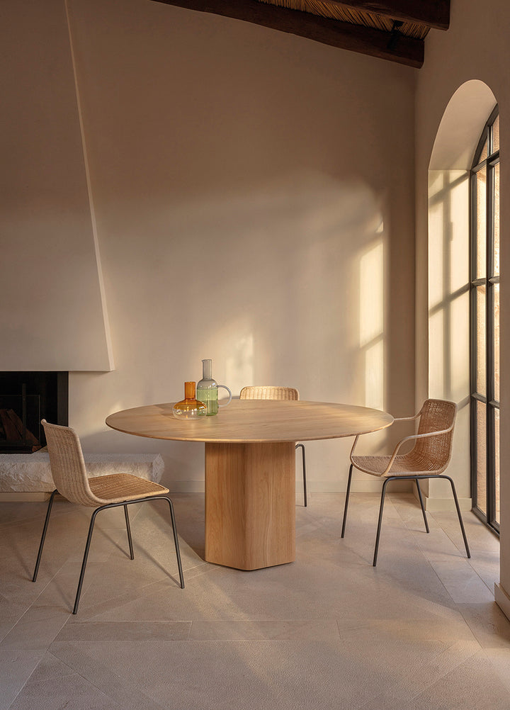 Talo Round Dining Table by Expormim