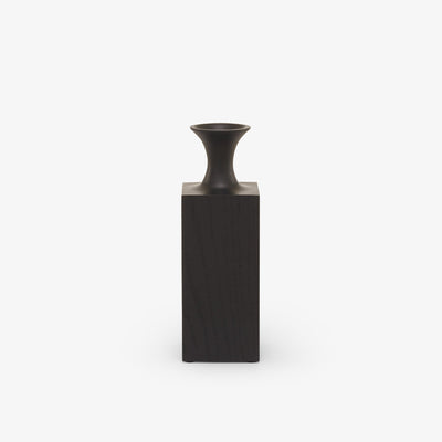 Tasso Vase Small Black / Black by Ligne Roset