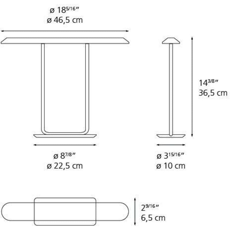 Tempio Table LED 14W 30K 90CRI Bronze by Artemide 1