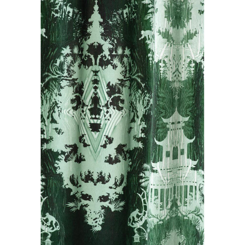 Temples In The Sky Velvet Fabric Wallpaper by Timorous Beasties-7