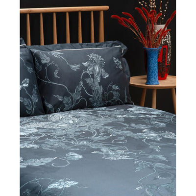 Tendril Spill Navy Duvet Set by Timorous Beasties-1