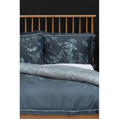 Tendril Spill Navy Oxford Pillowcase by Timorous Beasties-1