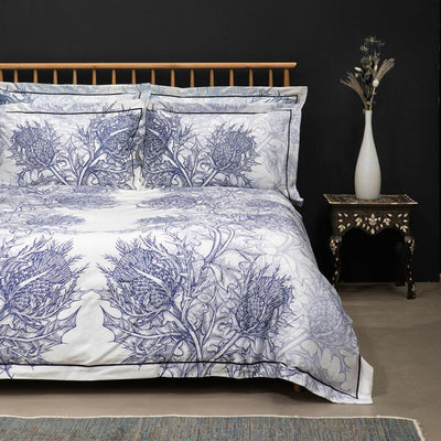 Thistle Azure Duvet Set by Timorous Beasties