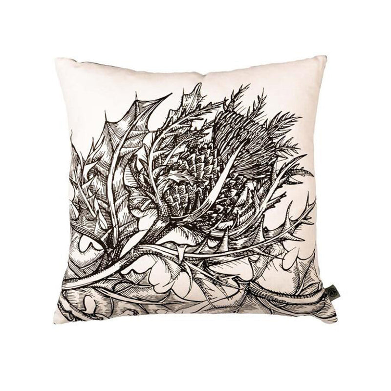 Thistle Linen Cushion by Timorous Beasties