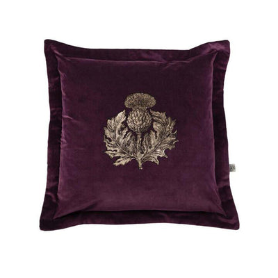 Thistle Velvet Cushion by Timorous Beasties-1