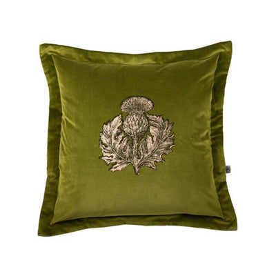 Thistle Velvet Cushion by Timorous Beasties