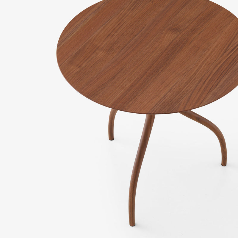 Thot Pedestal Table Walnut by Ligne Roset - Additional Image - 2