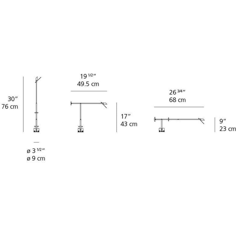 Tizio Micro Table Hal 20W G4 Black by Artemide 1