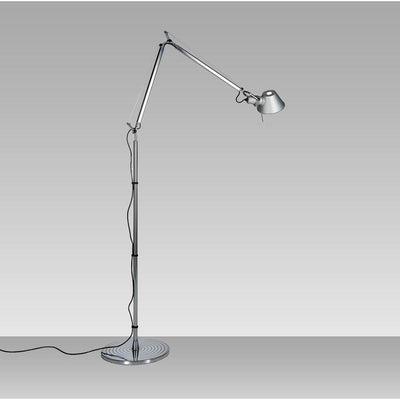 Tolomeo Classic LED 10W 30K Mp-Mv Alum withFloor Support by Artemide 