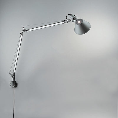 Tolomeo Classic LED 10W 30K Mp-Mv Alum withS Bracket by Artemide 