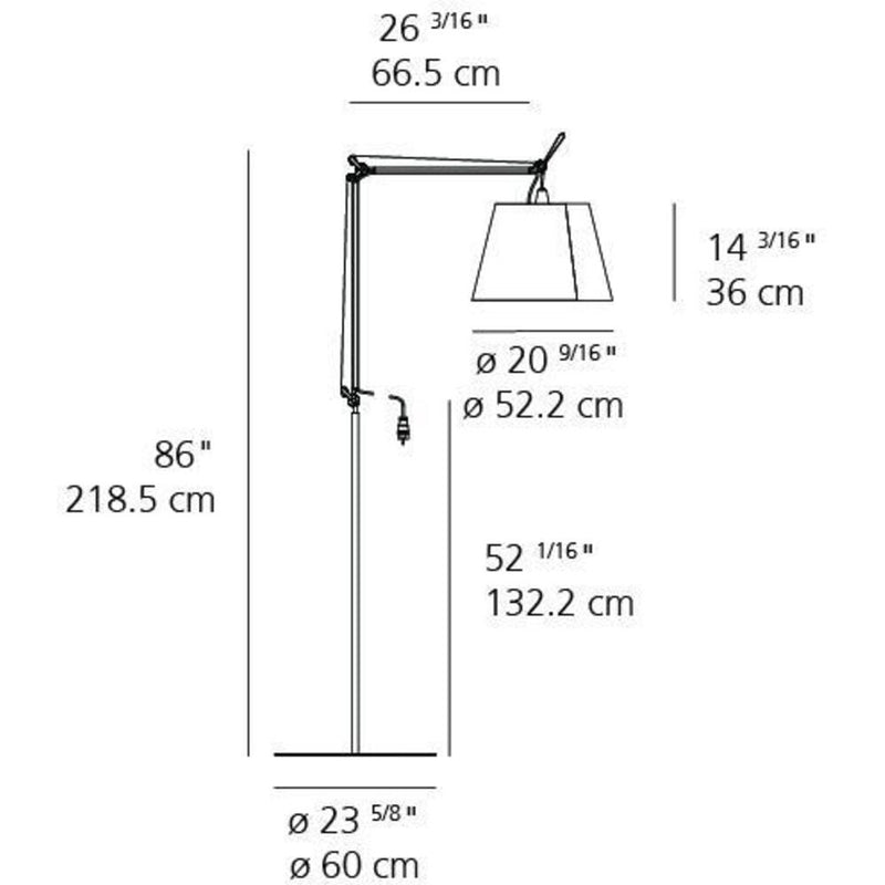 Tolomeo Mega Outdoor Floor Lamp by Artemide 3