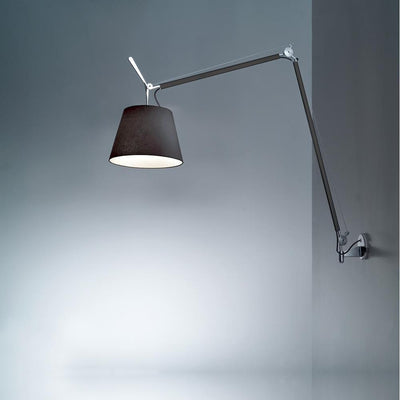 Tolomeo mega Wall Lamp Black by Artemide 