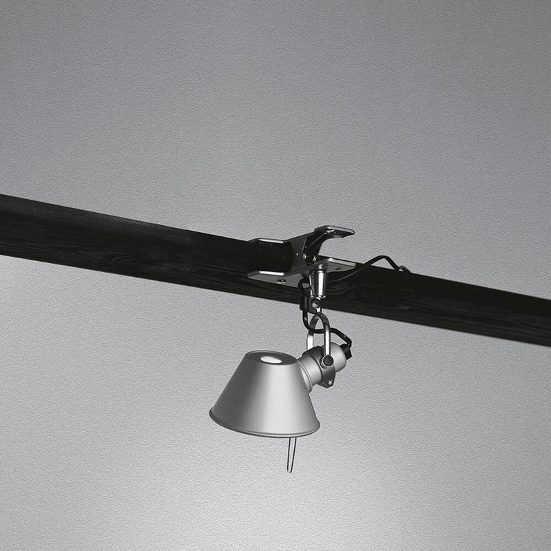 Tolomeo Micro Clip Spot LED 8W 3K Mp-Mv Alum by Artemide 