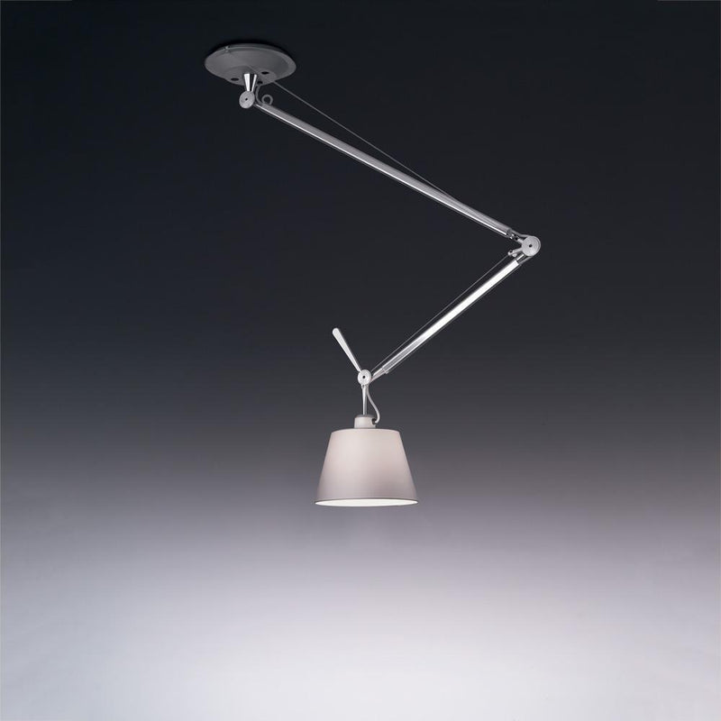 Tolomeo Off Center Shade Suspension Lamp by Artemide 