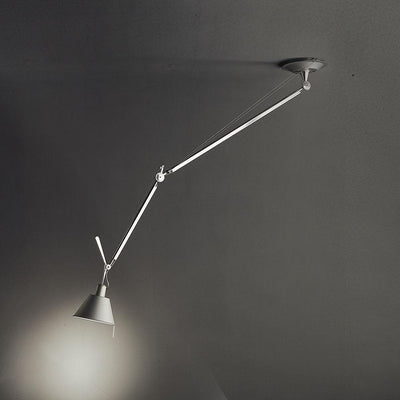 Tolomeo Off-Center Susp Max 100W E26 Alum with8In Diff by Artemide 