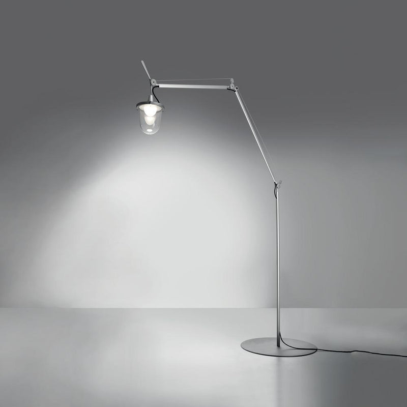 Tolomeo Outdoor Lantern Floor LED 23W 30K Dim Alum by Artemide 