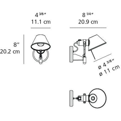 Tolomeo spot Wall Lamp by Artemide 2