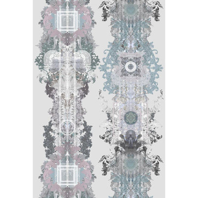 Totem Damask Velvet Fabric Wallpaper by Timorous Beasties