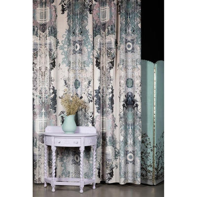 Totem Damask Velvet Fabric Wallpaper by Timorous Beasties-4