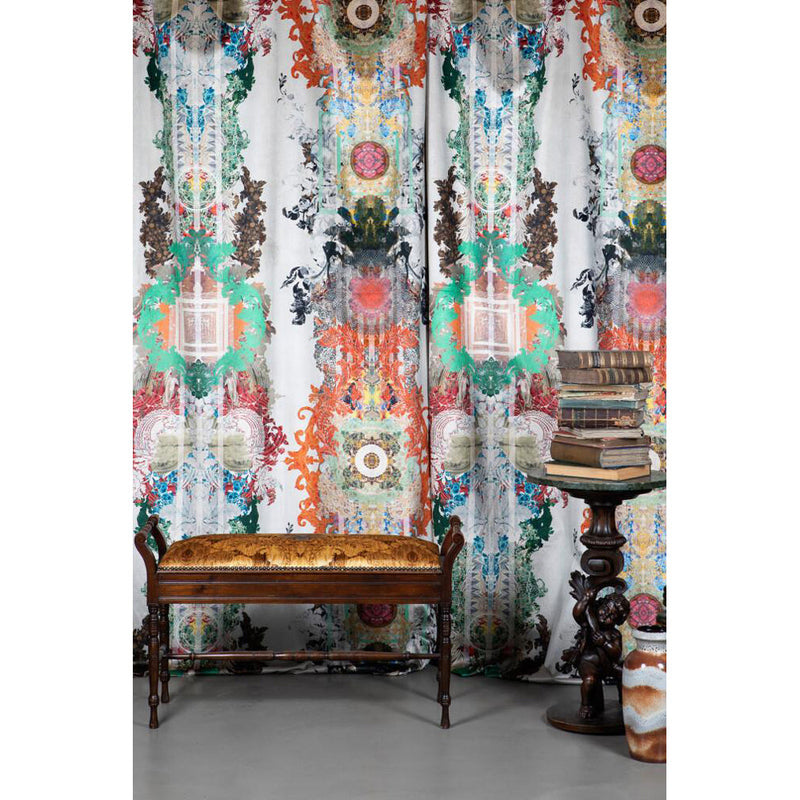 Totem Damask Velvet Fabric Wallpaper by Timorous Beasties-6