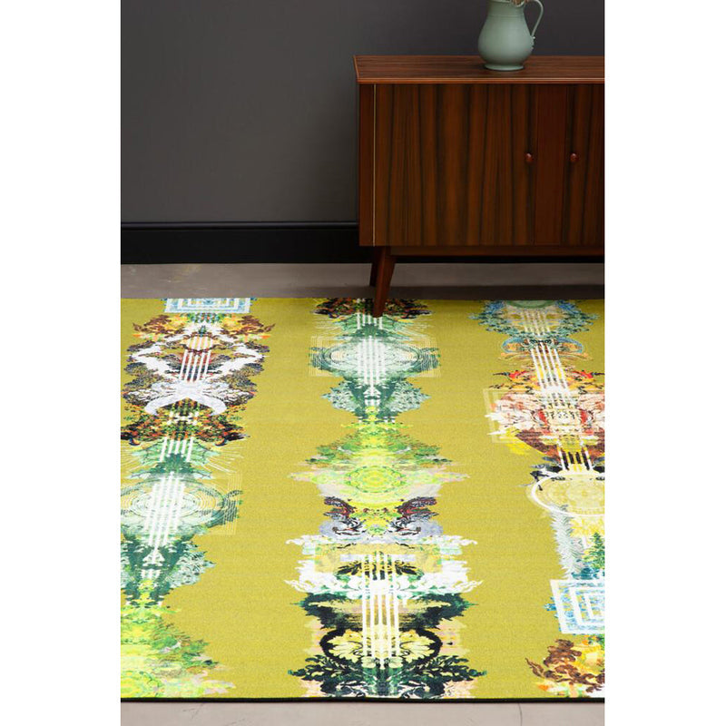 Totem Olive Art Rug by Timorous Beasties-3