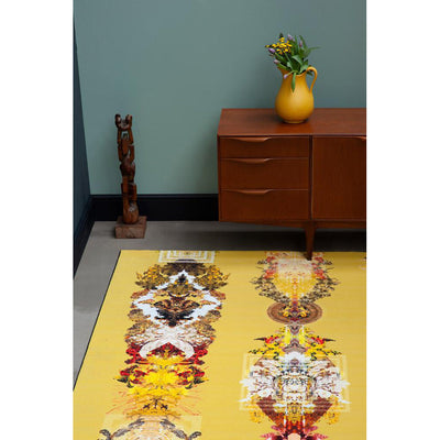 Totem Yellow Art Rug by Timorous Beasties-3