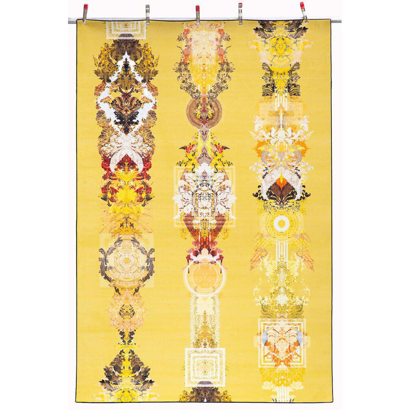 Totem Yellow Art Rug by Timorous Beasties-1