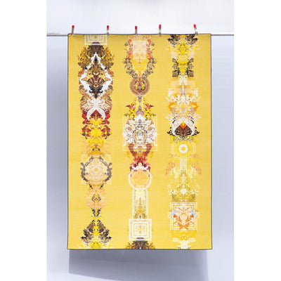 Totem Yellow Art Rug by Timorous Beasties