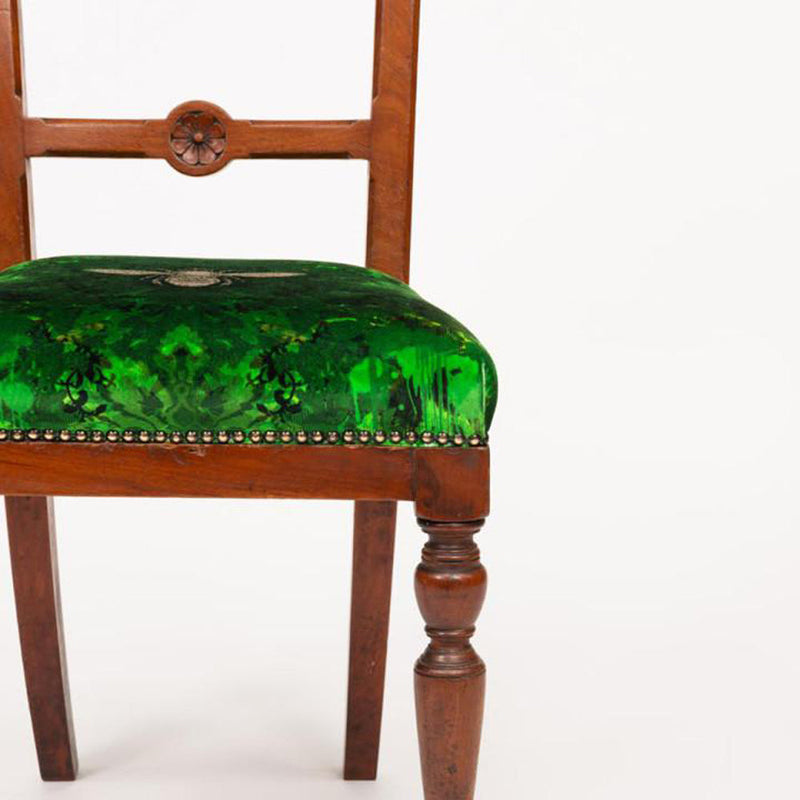 Tourmaline Honey Bee Dining Chair by Timorous Beasties-4