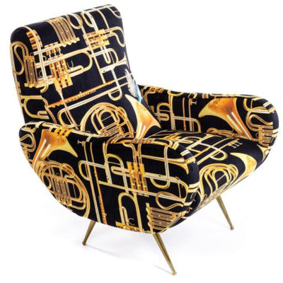 Traditional Armchair Upholstered by Seletti - Additional Image - 18