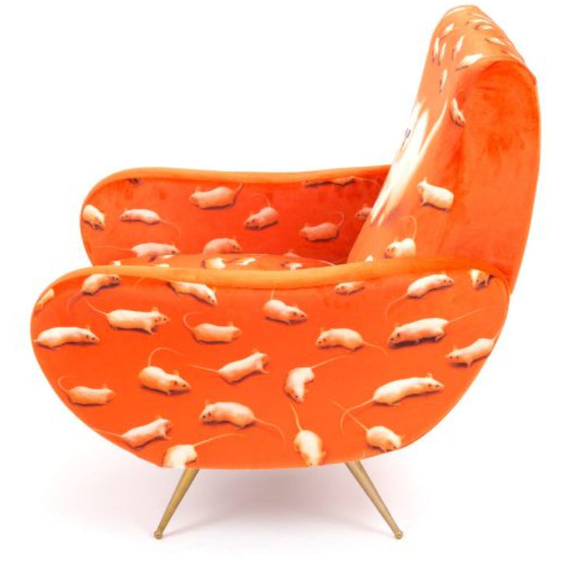 Traditional Armchair Upholstered by Seletti - Additional Image - 45