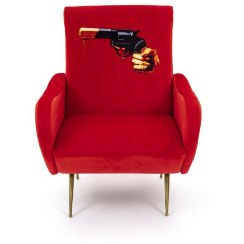 Traditional Armchair Upholstered by Seletti - Additional Image - 53