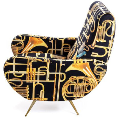 Traditional Armchair Upholstered by Seletti - Additional Image - 91