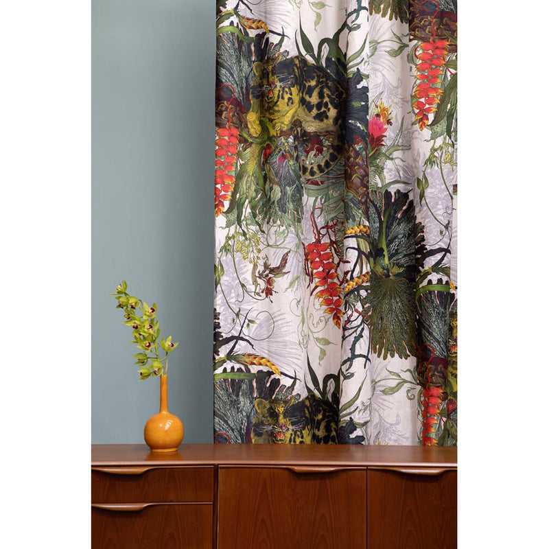 Tropical Clouded Leopard Fabric Wallpaper by Timorous Beasties-4