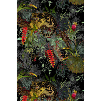 Tropical Clouded Leopard Superwide Wallpaper by Timorous Beasties