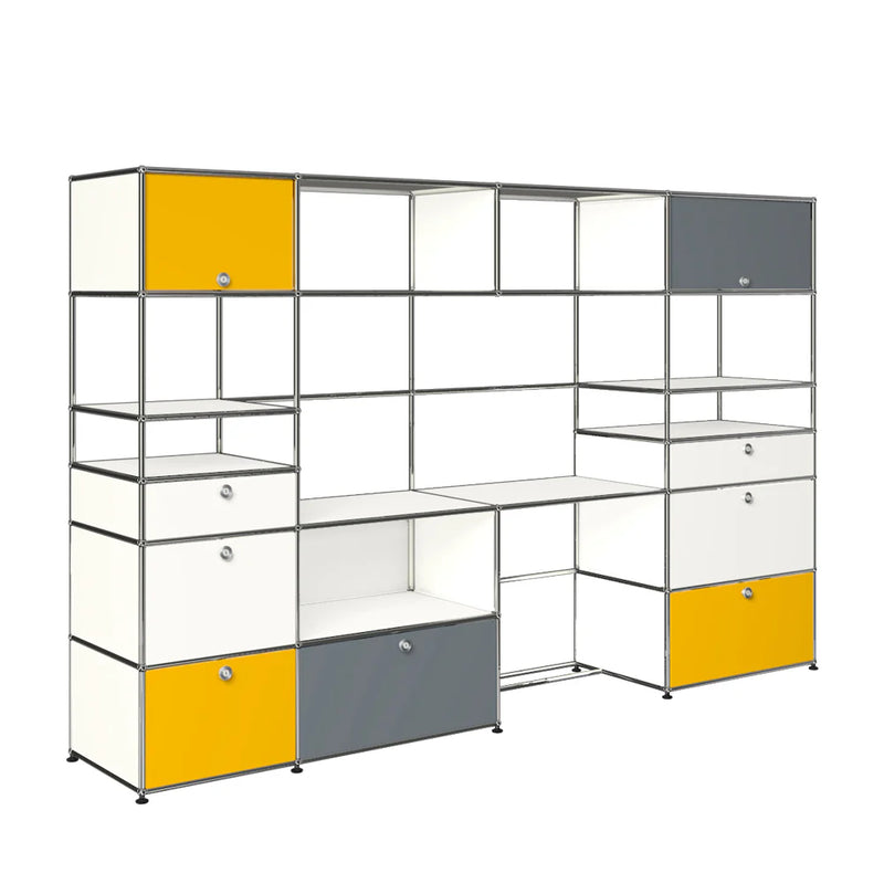 Haller Desk Unit With Shelving (3) By USM